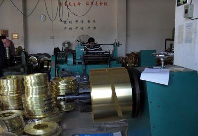 高硬度H62黃銅帶 塑膠包裝貼膜，導電率高，金屬材料銷售首選